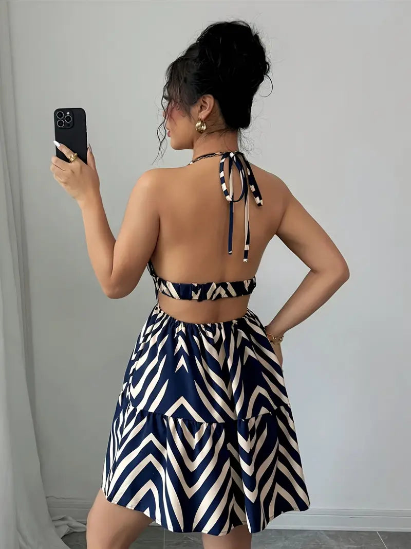 Zig-Zag Summer Women's Dress