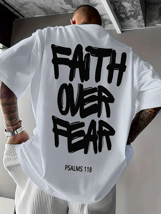 Faith Over Fear Men's T-Shirt