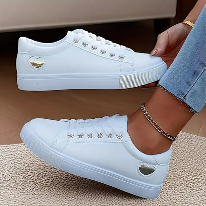 White Women's Casual Shoe